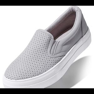 Women’s flat memory foam slip ons
